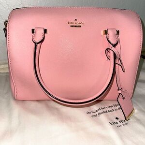 Kate spade pink crossbody satchel NWT